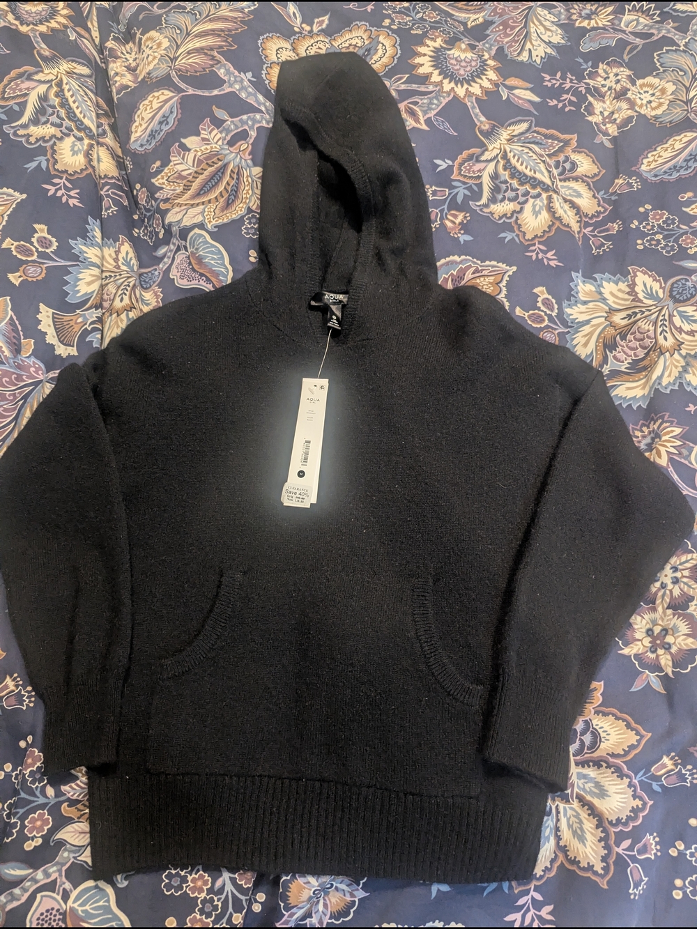 Aqua Cashmere Sweater